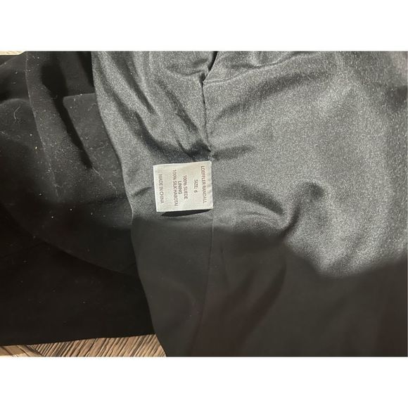 Loeffler Randall Suede and Silk Mini-Skirt - Picture 4 of 6